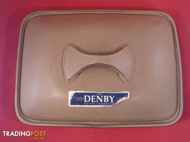 Denby divided serving dish with lid