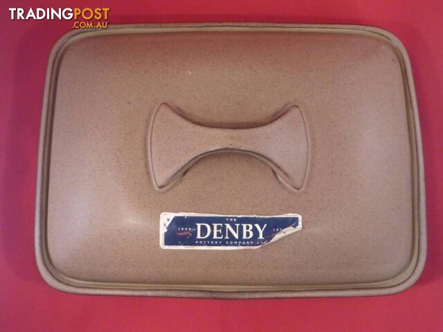 Denby divided serving dish with lid