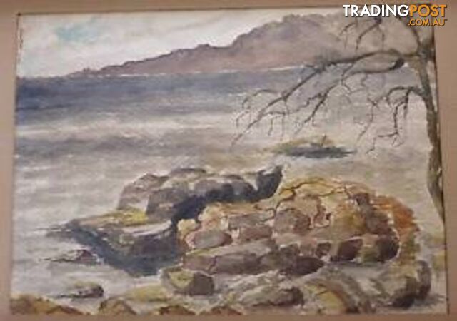 Original oil painting, Lake scene**N0W 20% OFF**