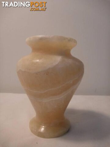 Alabaster stone vase.