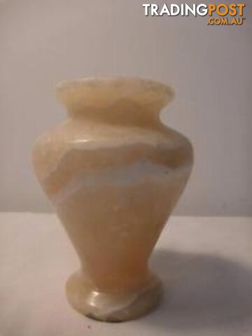 Alabaster stone vase.