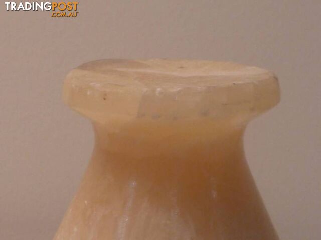 Alabaster stone vase.