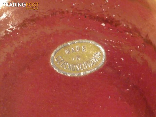 vintage golden ringed jug and 5 glasses - photo 4 of 7