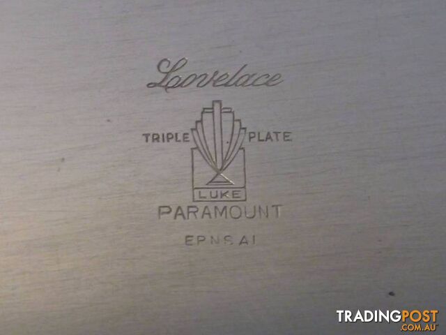 EPNS Paramount Lovelace Round Plate - photo 5 of 6