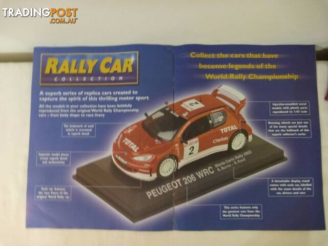 42 Rally Car Magazines with matching Rally Car. (price per car)
42 Rally Car Magazines with matching Rally Car. (price per car) - photo 4 of 8