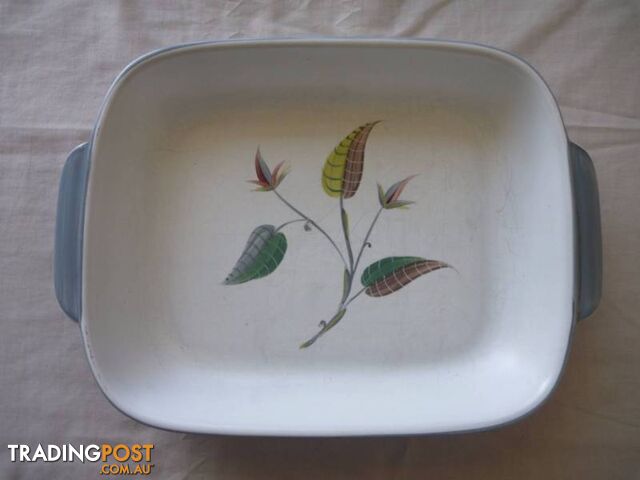 Denby square dish 2 with 2 handles