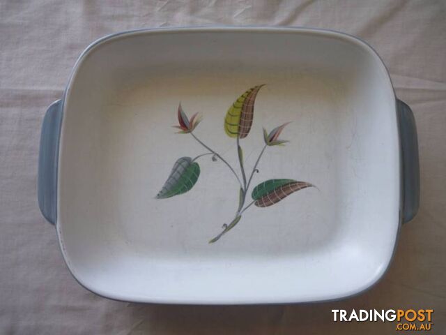 Denby square dish 2 with 2 handles