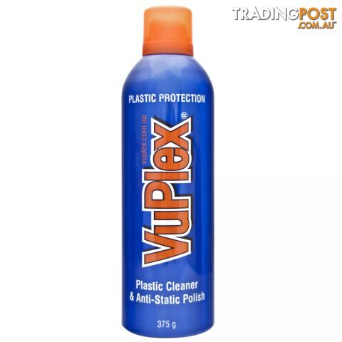 VUPLEX PLASTIC CLEANER AND ANTI-STATIC POLISH (445ML)