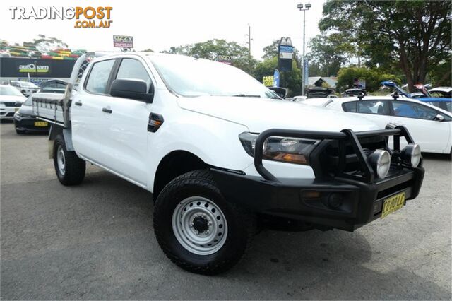 2018 FORD RANGER XL 2.2 (4x4) PX MKII MY18 CREW C/CHAS