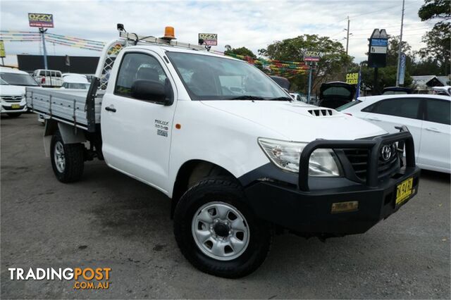 2012 TOYOTA HILUX WORKMATE (4x4) KUN26R MY12 C/CHAS