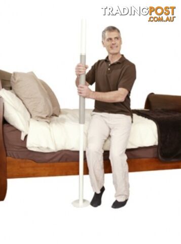 STANDER SECURITY POLE WHT