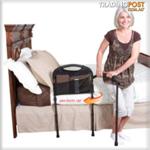 STANDER BED RAIL W/POUCH