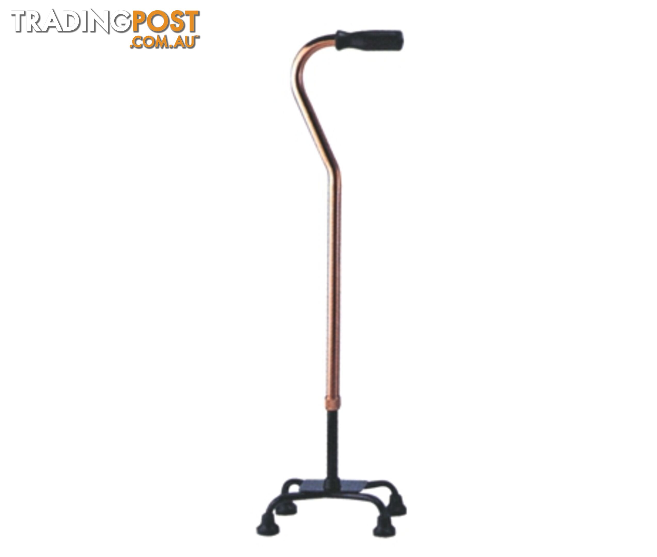 Quad Cane Bronze