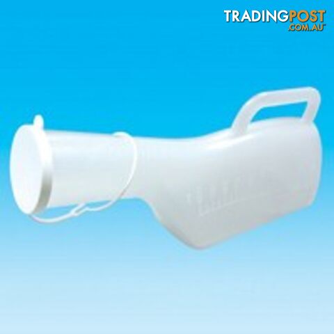 URINAL WITH LID MALE HOMECRAFT