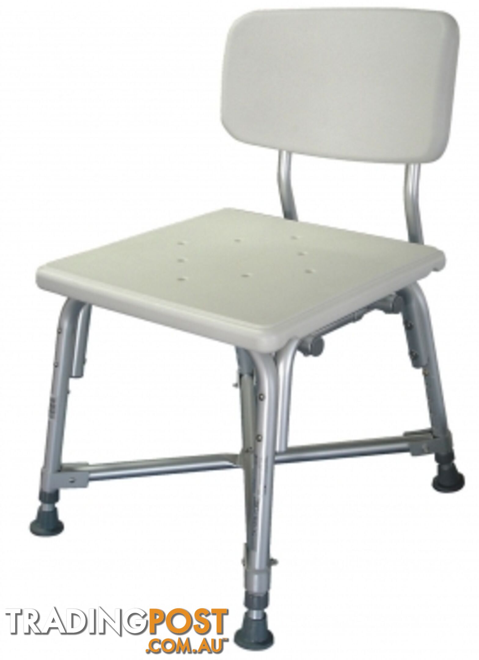 SHOWER STOOL WITH BACK BARIATRIC
