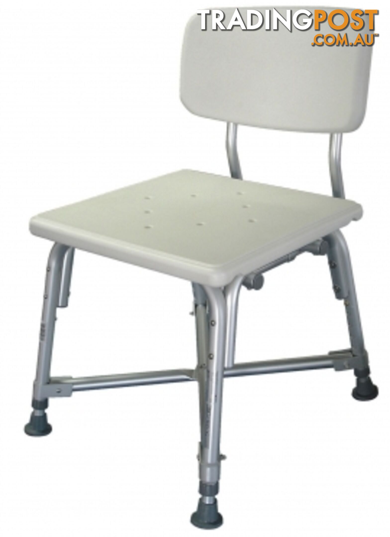 SHOWER STOOL WITH BACK BARIATRIC