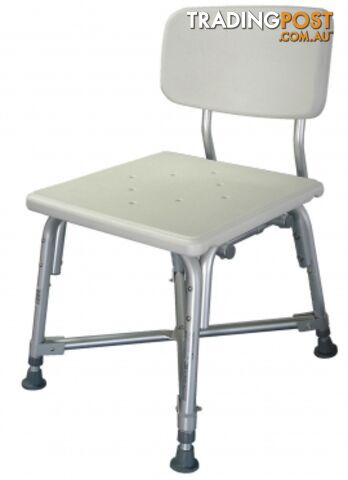SHOWER STOOL WITH BACK BARIATRIC