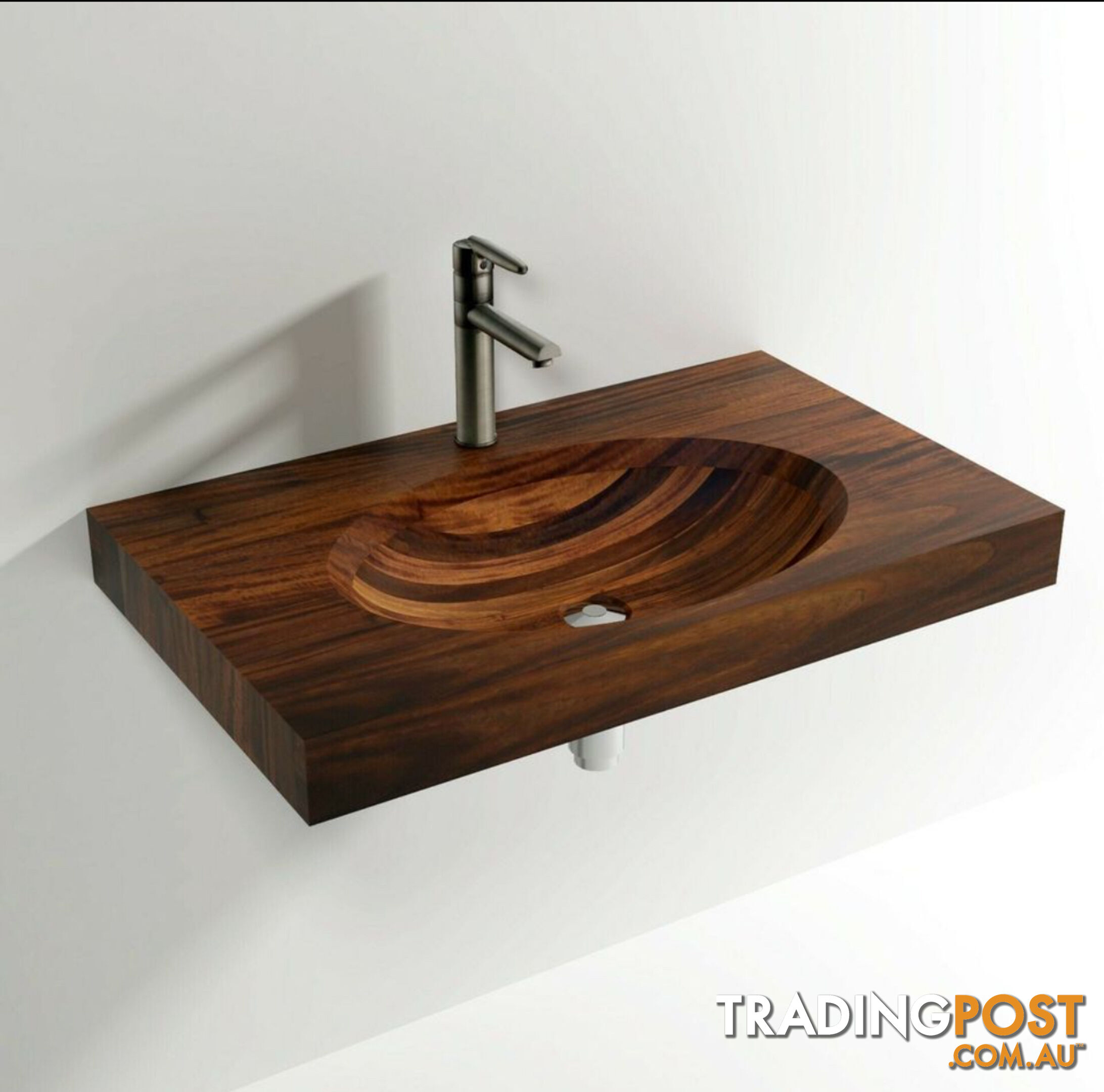 Wall Hung Bathroom Vanity Teak Wood (design 2)