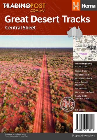 HEMA Map - Great Desert Track Central Sheet