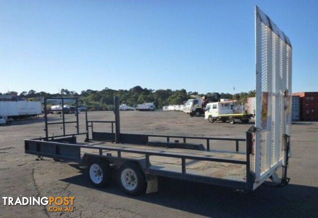 Dual Axle Plant Trailer 11/07 Single Hydraulic Ramp - photo 4 of 6