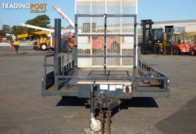 Dual Axle Plant Trailer 11/07 Single Hydraulic Ramp - photo 3 of 6