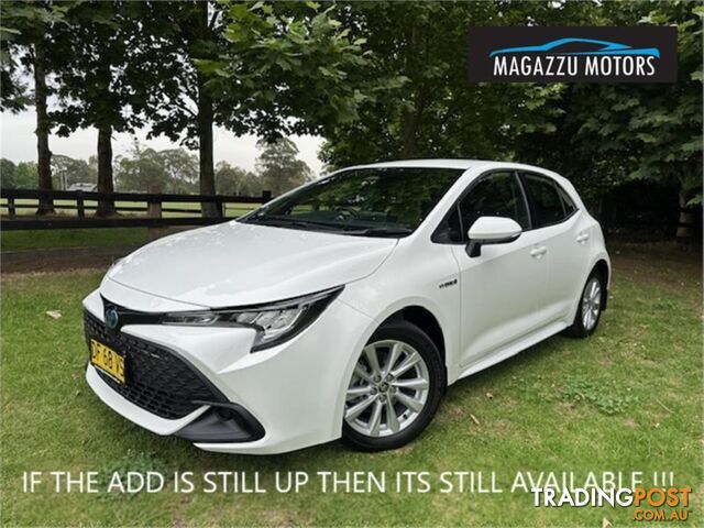 2022 TOYOTA COROLLA ASCENTSPORTHYBRID ZWE219R 5D HATCHBACK