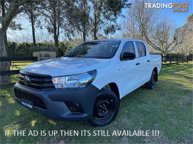 2022 TOYOTA HILUX WORKMATE TGN121R DOUBLE CAB P/UP