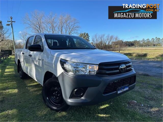 2022 TOYOTA HILUX WORKMATE TGN121R DOUBLE CAB P/UP