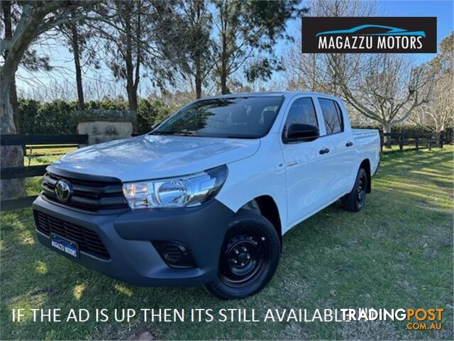 2022 TOYOTA HILUX WORKMATE TGN121R DOUBLE CAB P/UP