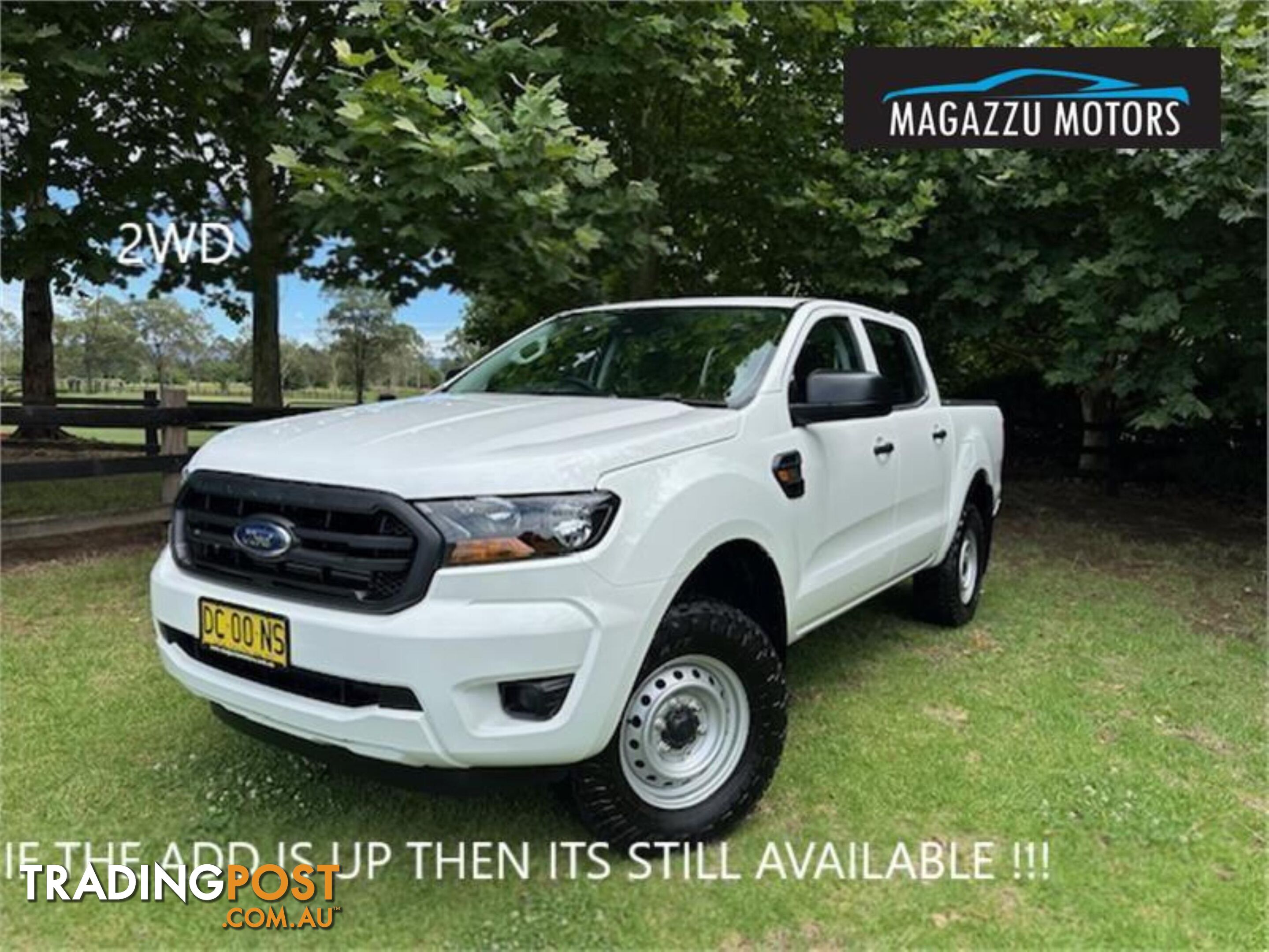 2021 FORD RANGER XL2 2HI RIDER PXMKIIIMY21 75 DOUBLE CAB P/UP