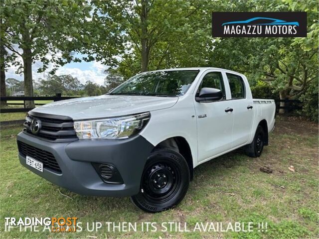 2023 TOYOTA HILUX WORKMATE TGN121R DOUBLE CAB P/UP