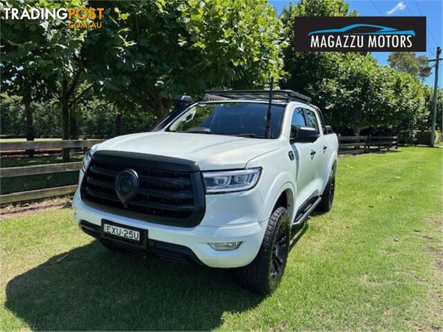 2022 GWM UTE CANNONVANTA  DUAL CAB UTILITY