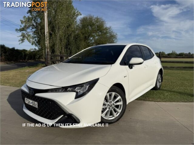 2024 TOYOTA COROLLA ASCENTSPORTHYBRID ZWE219R 5D HATCHBACK