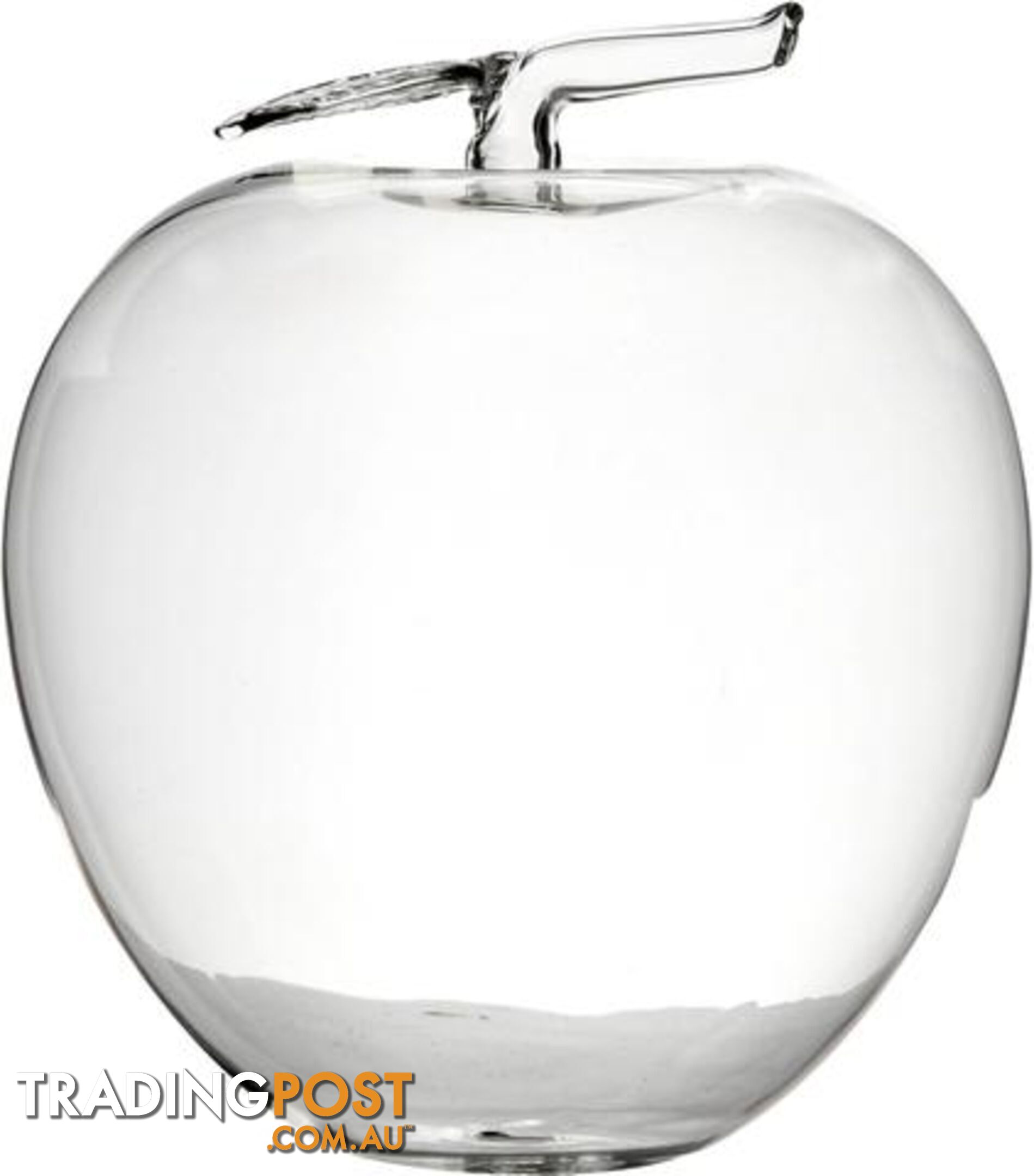 Medium Glass Apple: Home DŽcor