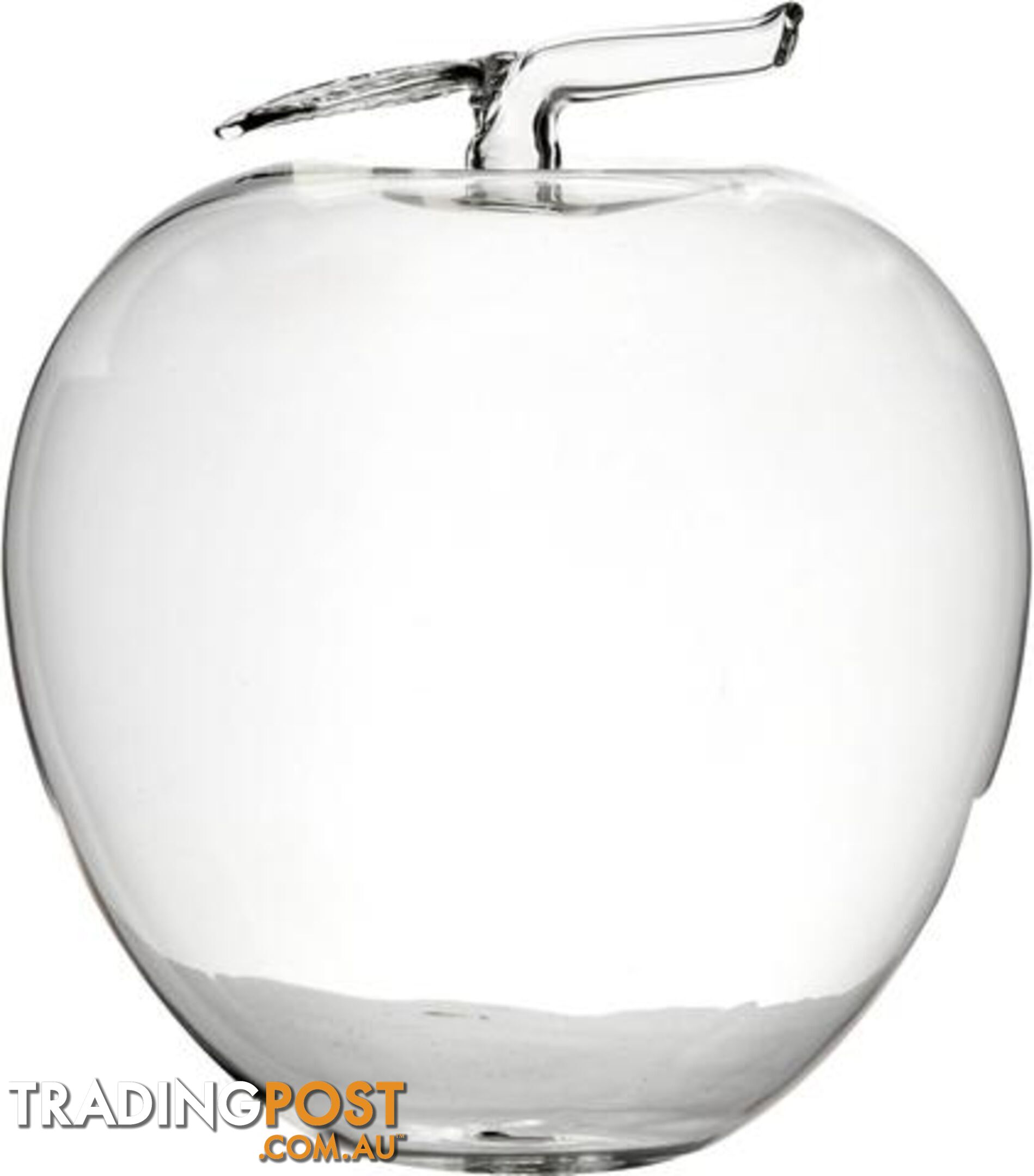 Medium Glass Apple: Home DŽcor