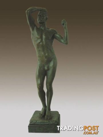 Bronze Sculpture Statue Tall Nude Male