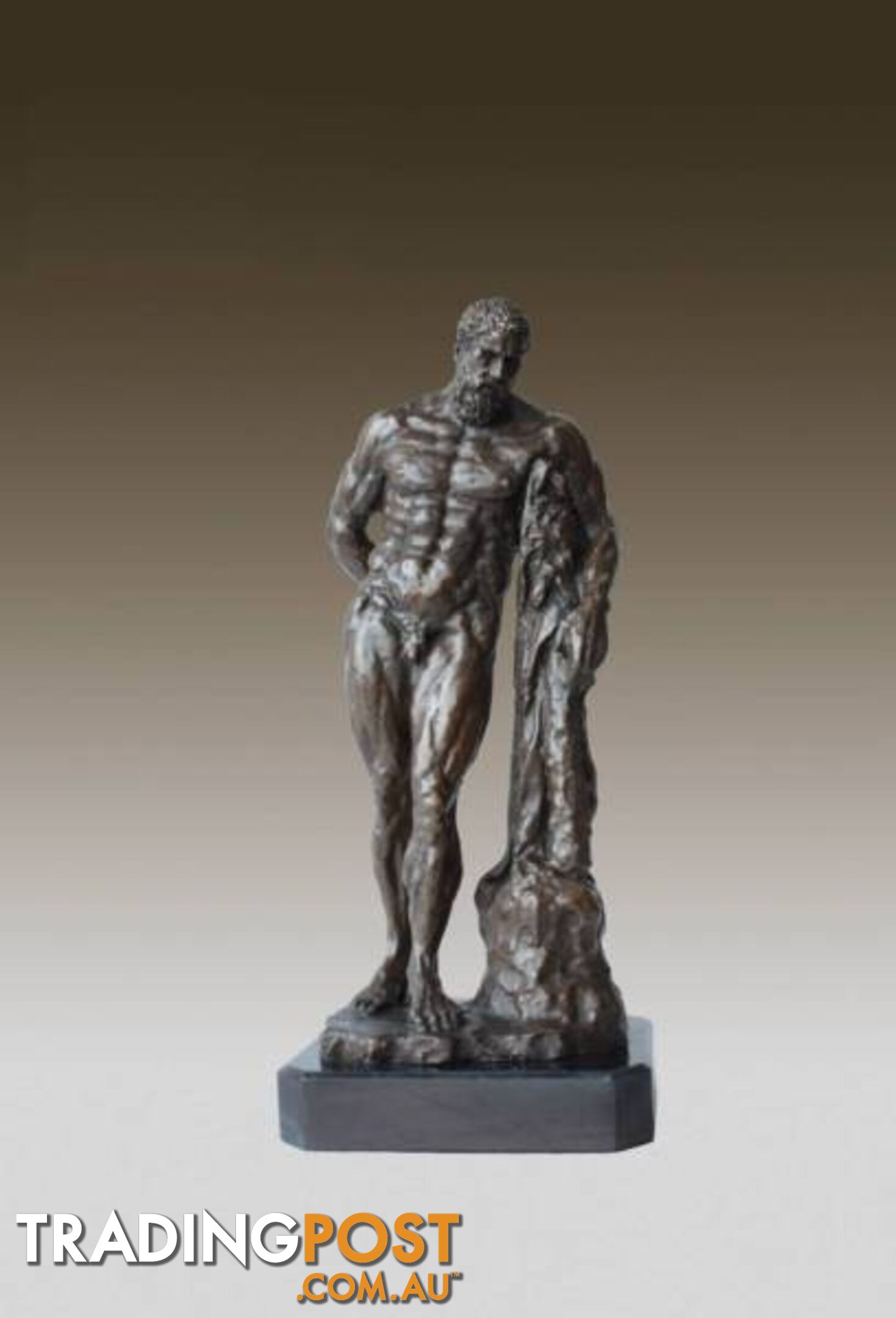 Bronze Sculpture Of Hercules Resting