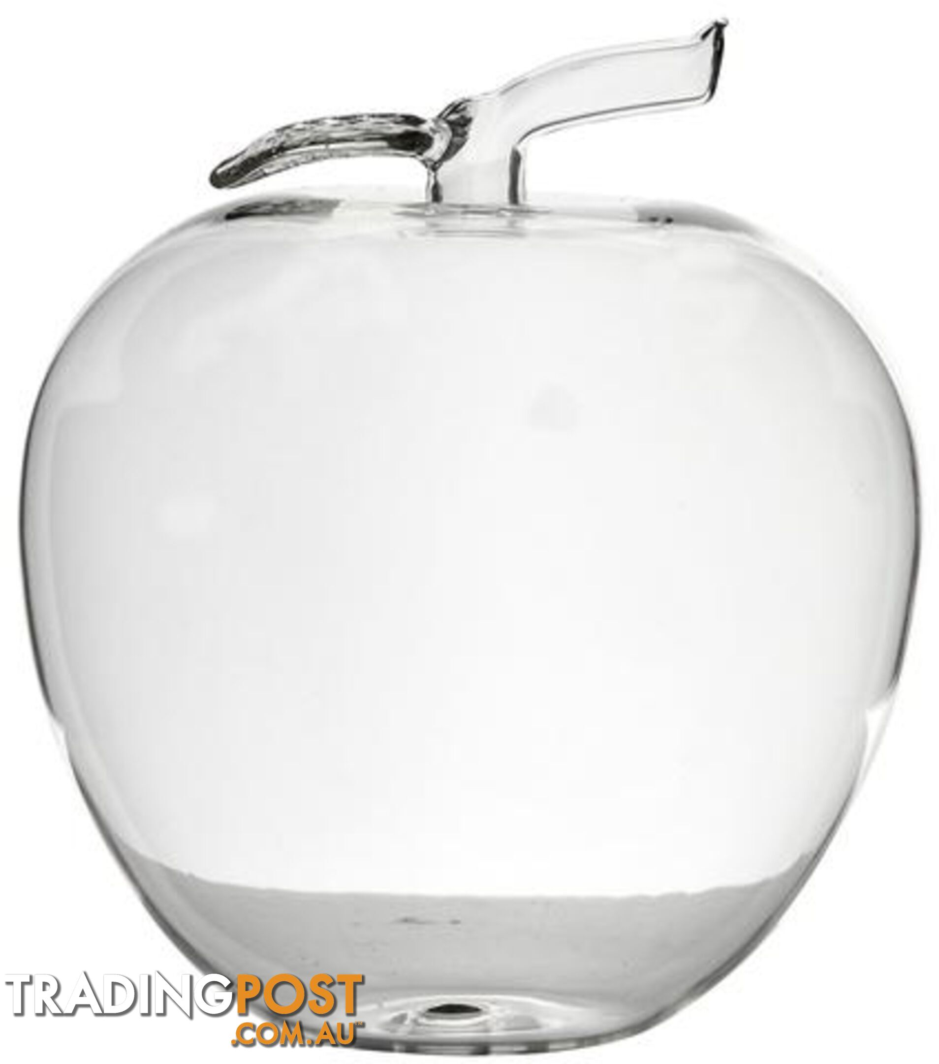 Large Glass Apple: Home Decor