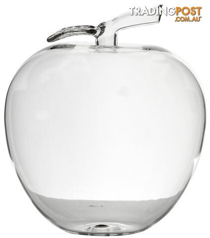 Large Glass Apple: Home Decor