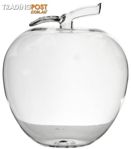 Large Glass Apple: Home Decor