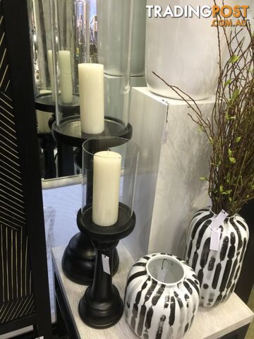 Large Hurricane Candle Holder Hand Painted - photo 4 of 4