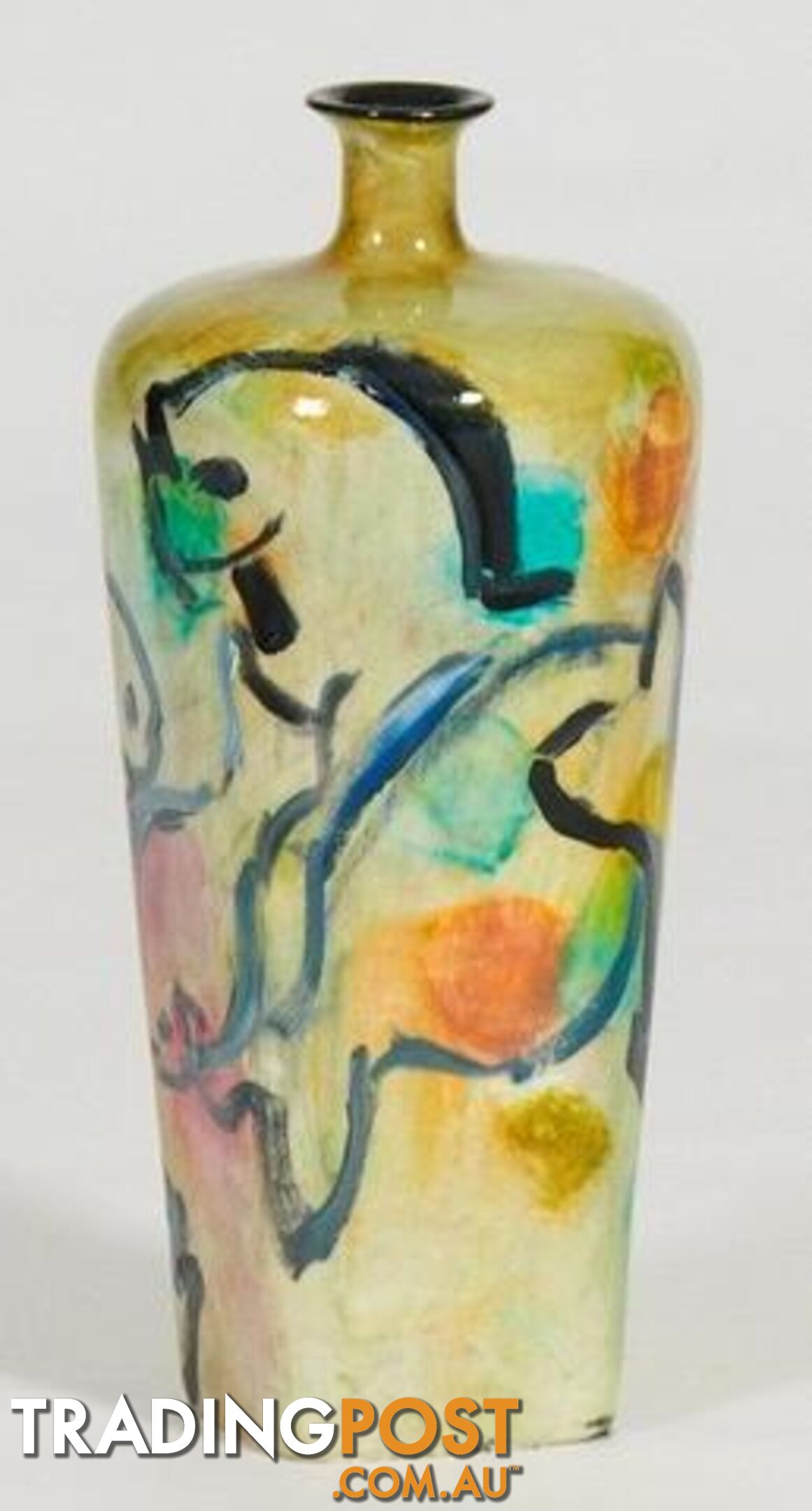 Handpainted Vase Parano Fish