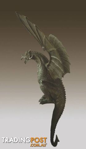 Massive Bronze Sculpture Huge Winged Dragon