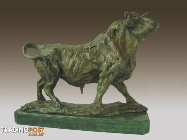Bronze Statue Sculpture Of Bull Zodiac Taurus