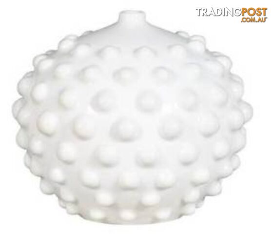 White Studded Sphere Vase