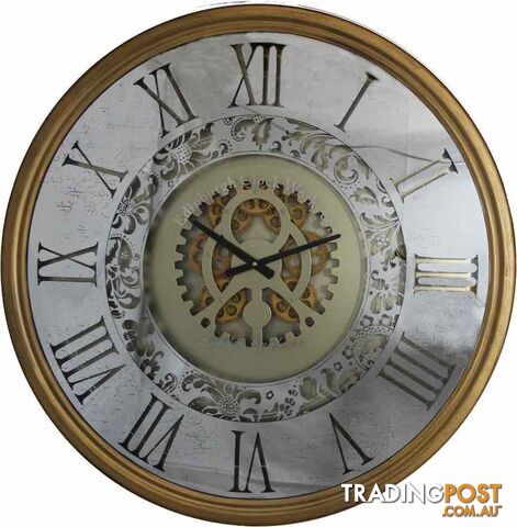 X Large 80 Cm Edinburgh Gear Wall Hanging Clock - photo 2 of 8