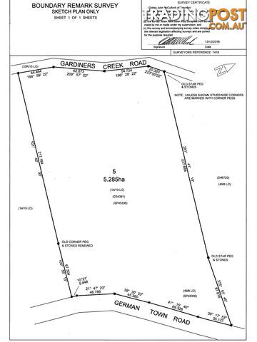 301 Gardiners Creek Road ST MARYS TAS 7215