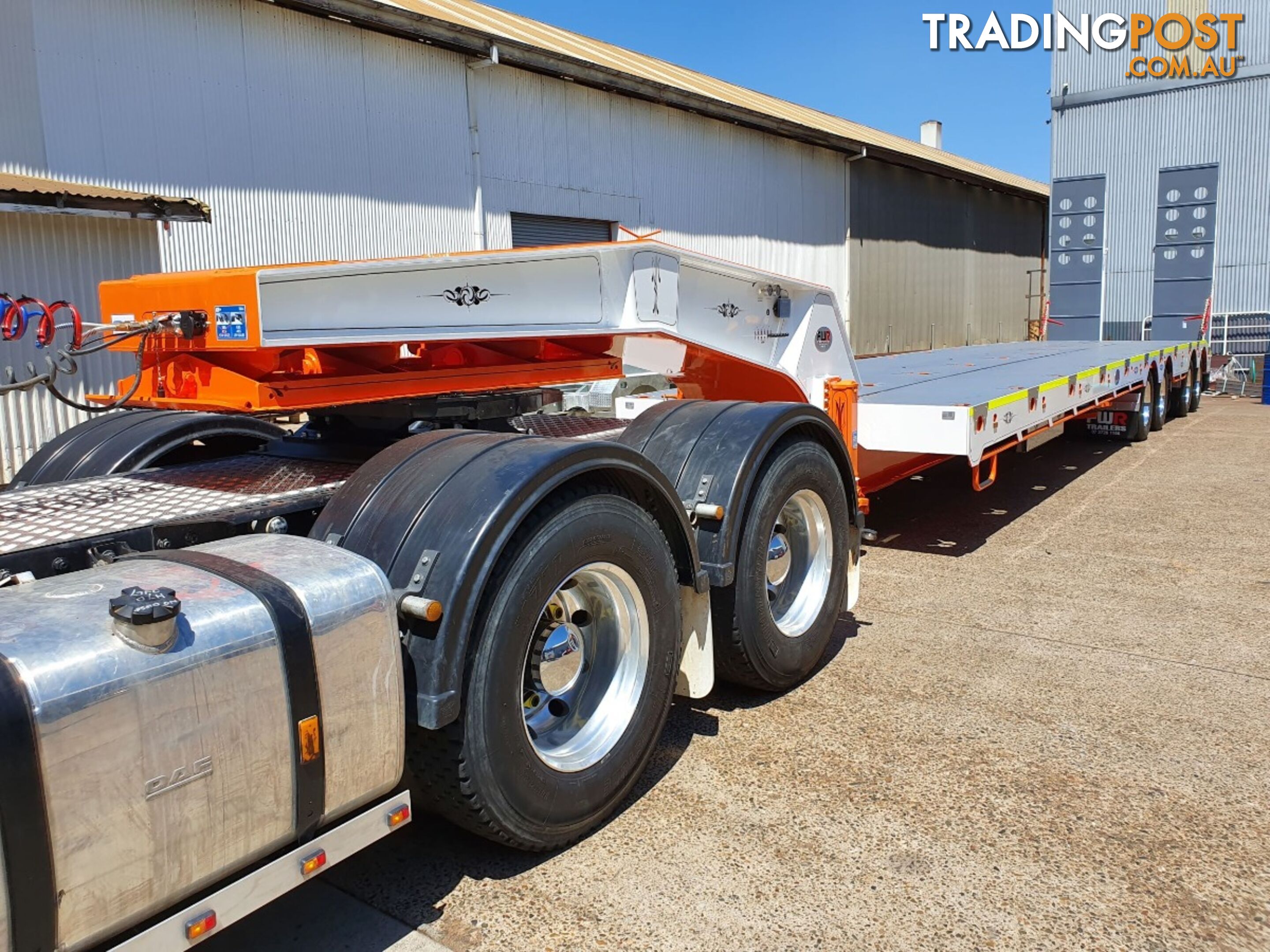 NEW 2024 FWR Quad Axle Low Loader - 3.5m Widener