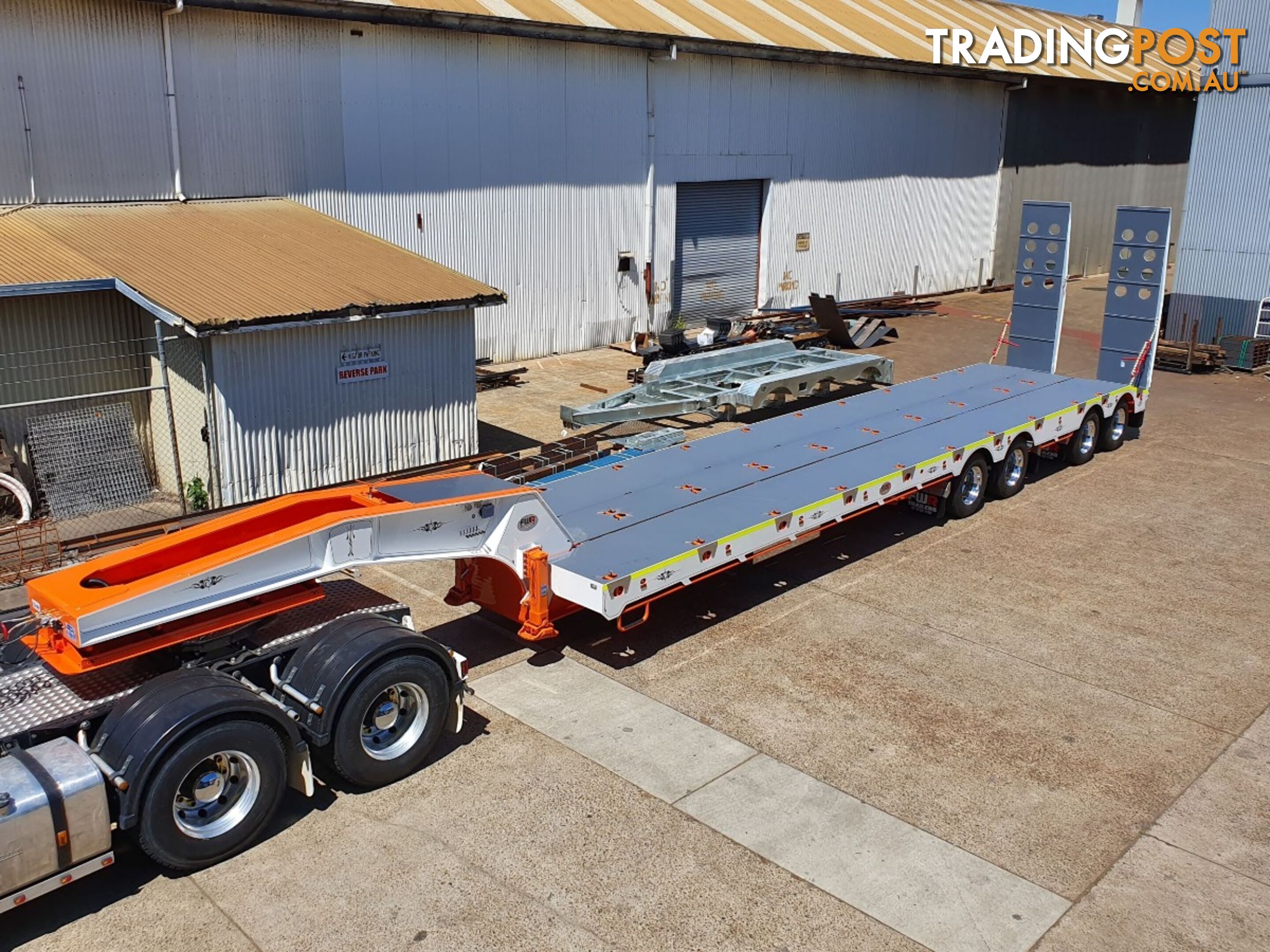 NEW 2024 FWR Quad Axle Low Loader - 3.5m Widener