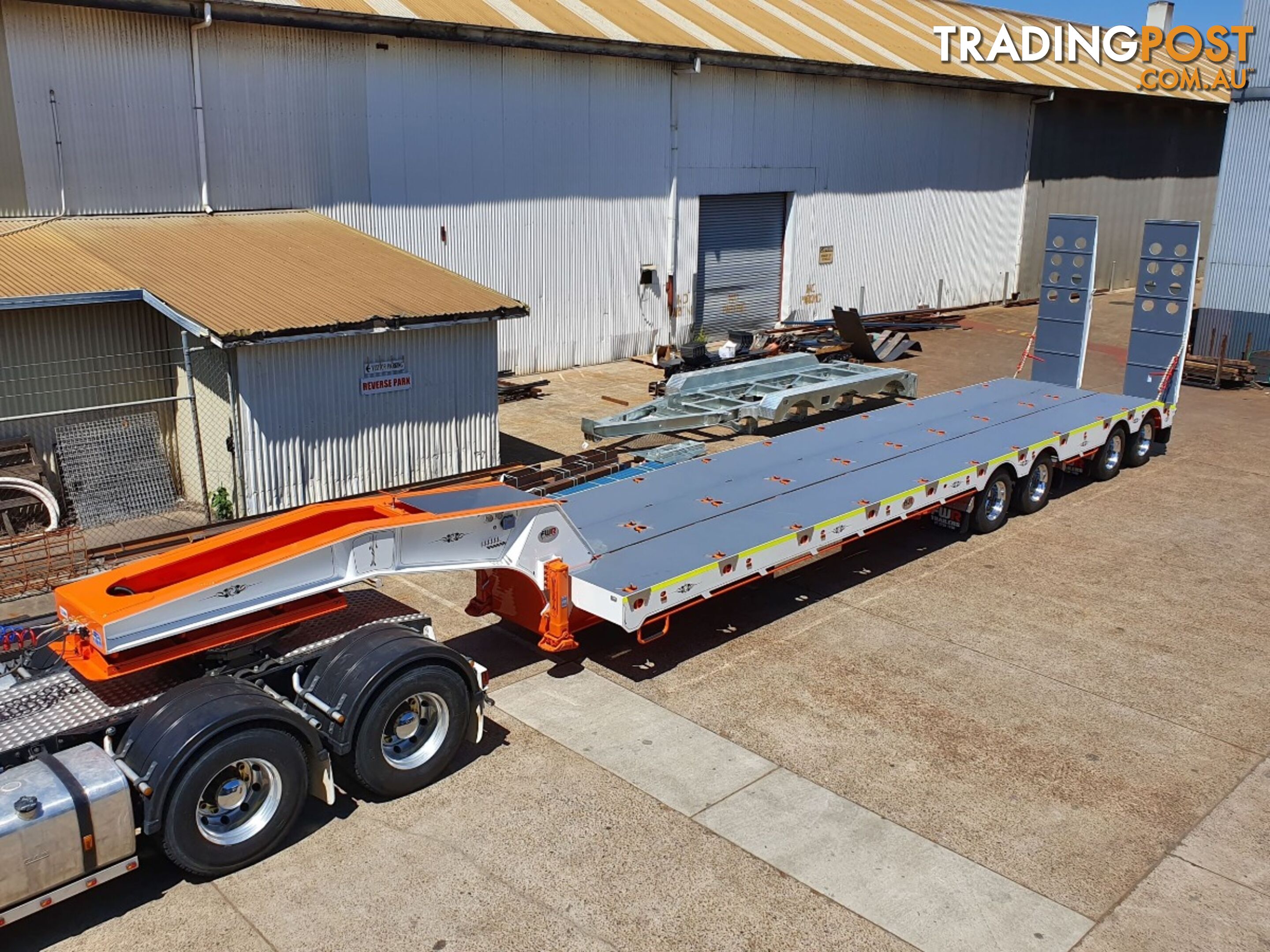 NEW 2024 FWR Quad Axle Low Loader - 3.5m Widener